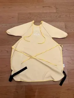 長袖 お食事エプロン イエロー