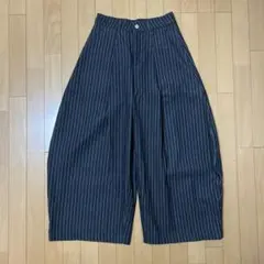 ストライプパンツ ワイドパンツ
