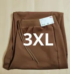 新品 UNIQLO ドライスウェットカーブパンツ ブラック 3XL ユニクロ