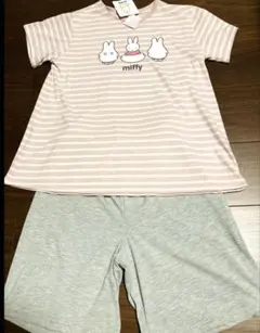 即完売品 ミッフィー 上下 パジャマ ルームウェア Tシャツ パンツ ズボン