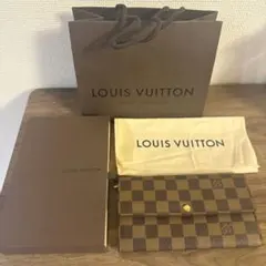 ヴィトン　ダミエ　長財布　ほぼ新品