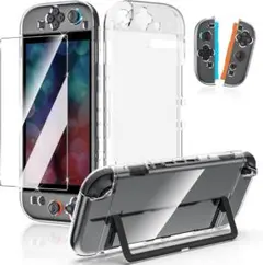 【新品未使用】Nintendo Switch ケース 透明 スタンド機能付き