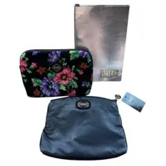 FEILER フェイラー ポーチ セット 花柄 ブラック