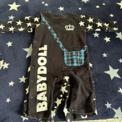 【美品】BABYDOLL 星柄ロンパース 70