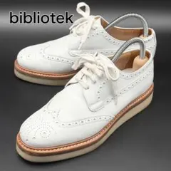 美品　bibliotek United arrows 別注　レザーシューズ　36のサムネイル
