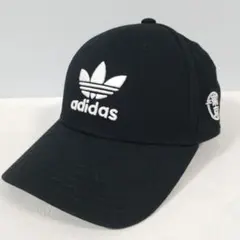 adidas トレフォイルロゴ ベースボールキャップ 黒