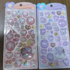 Hello Kitty & Kuromi ボンボンドロップシール 2シートセット