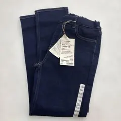 新品　無印良品 スリムフィットパンツ　ストレッチデニム　ファスナー無　130cm