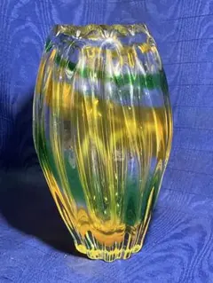 アートガラス 花瓶 フラワーベース アンバー イエロー29cm アートガラス 花瓶 フラワーベース アンバー イエロー29cm - メルカリ