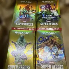 Marvel 統率者デッキ コレクターズ エディション 4種セットmtg おまけ
