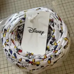 モノポップ　Tシャツヤーン　新品未使用1玉 ミッキー 柄　ディズニー　白 ひも