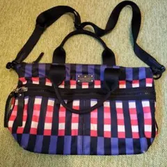 kate spade ショルダーバッグ　チェック　A4