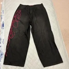卵かけご飯様専用 Jaded Londonワイドデニム ブラック×ピンク - メルカリ