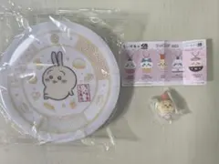 ちいかわ くら寿司 うさぎ 皿とフィギュアセット