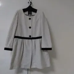 Cynthia Rowley ストライプ Aラインコート サイズ2のサムネイル