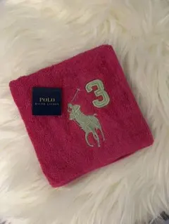 POLO RALPH LAUREN ピンクハンドタオル
