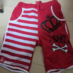 BABY DOLL 半ズボン 130サイズ 赤