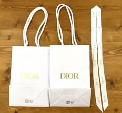 Dior ショップ袋 2個セット　おまけ付き
