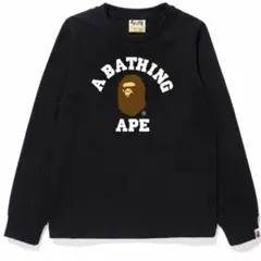 A BATHING APE COLLEGE LS TEE L Mサイズ