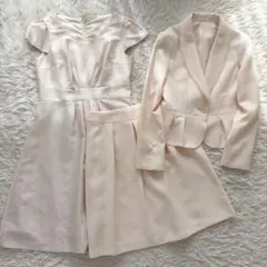 Lサイズ セレモニースーツ セットアップ ワンピース スカート　ママスーツ