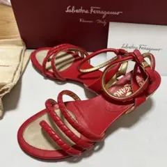 Salvatore Ferragamo サンダル レッドのサムネイル