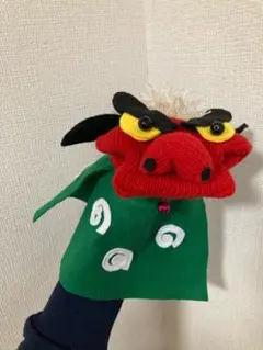 獅子舞　パペット　手袋人形