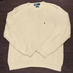 【希少カラー】POLO RALPH LAUREN コットンニット L