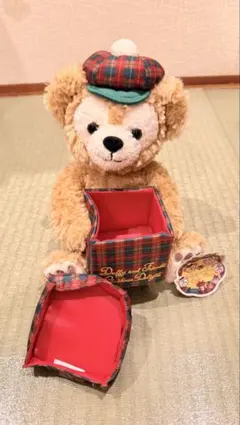 タグ付き 2018限定 ダッフィー クリスマス ぬいぐるみ TDS 小物入れ