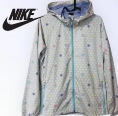 【美品】NIKE カラフルドット柄 ウィンドブレーカー レディース　Mサイズ