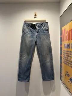 レアなイギリス製　Levi's 501 ストレートデニム W32 L34