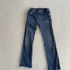 130センチ　DOUBLE B デニム　ロングパンツ