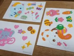 ハンドメイドシール　3シートセット