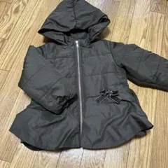 petit main ダークブラウン中綿コート