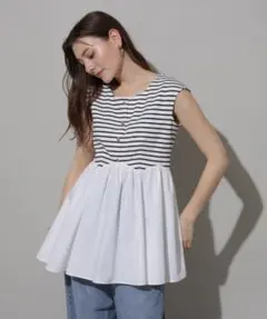 美品　Rirandture ぺプラムカットソーのサムネイル