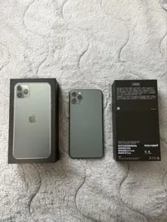 Apple iPhone 11 Pro Max ミッドナイトグリーン　美品箱あり