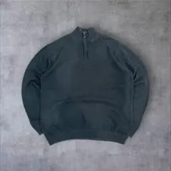 【XL】EddieBauerハーフジップニットXLエディーバウアーノームコア