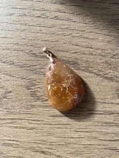 天然石　ルチルクォーツ　ペンダント　トップ