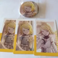 プロセカ 鏡音リン グリッター缶バッジ エピカ ペイルカラー