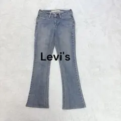 Levi's♡リーバイス ブーツカットデニム フレアジーンズ ライトインディゴ♪のサムネイル