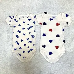 プチバトー petit bateau 12m/74cm半袖ボディ肌着