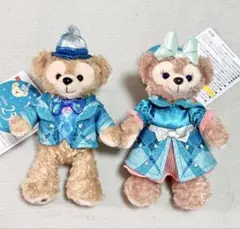 新品　ディズニーシー25周年　ダッフィー　シェリーメイ　ぬいぐるみバッジ　ぬいば