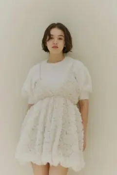 NOTRE emor tulle mini dress (pail pink)