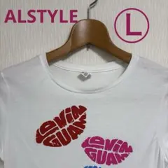 【美品】ALSTYLE アルスタイル Tシャツ レディース キスマーク Ｌのサムネイル