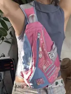 キティ ワンショルダー バッグ スリングバッグ y2k 平成レトロ ピンク