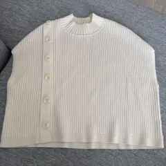 マイストラーダ サイドボタンショートニット