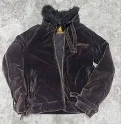 Lungin ダークブラウン コーデュロイ ジャケット M