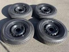 ハイエース 9型新車外し 純正タイヤ・ホイールセット ブリヂストン