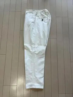ホワイト コットン スラックス パンツのサムネイル