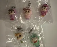 クレヨンしんちゃん めじるしキーホルダー 5個セット