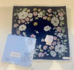 JILL STUART 花柄ハンカチ 2枚セット